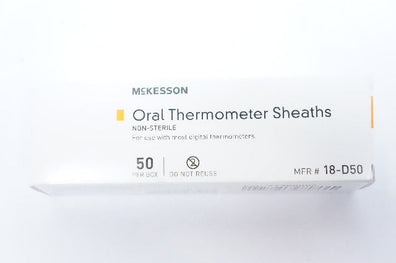 McKesson18-D50 Oral Thermometer Sheaths - Box of 50